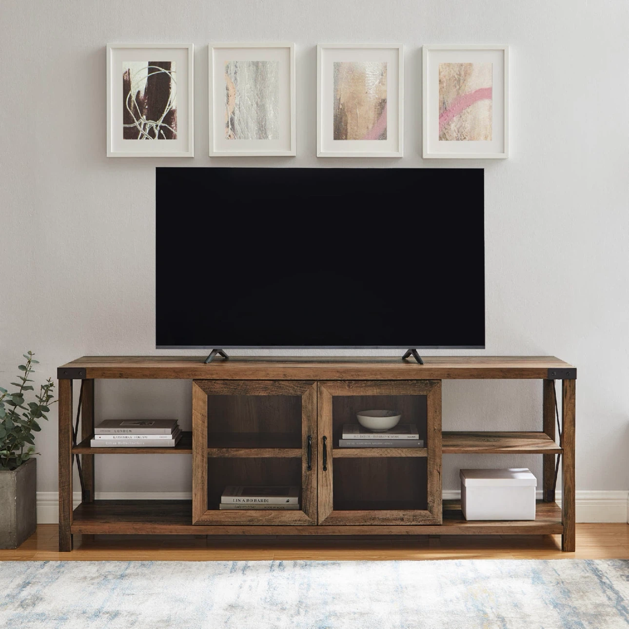 Rustic Farmhouse TV Stand - photo 2
