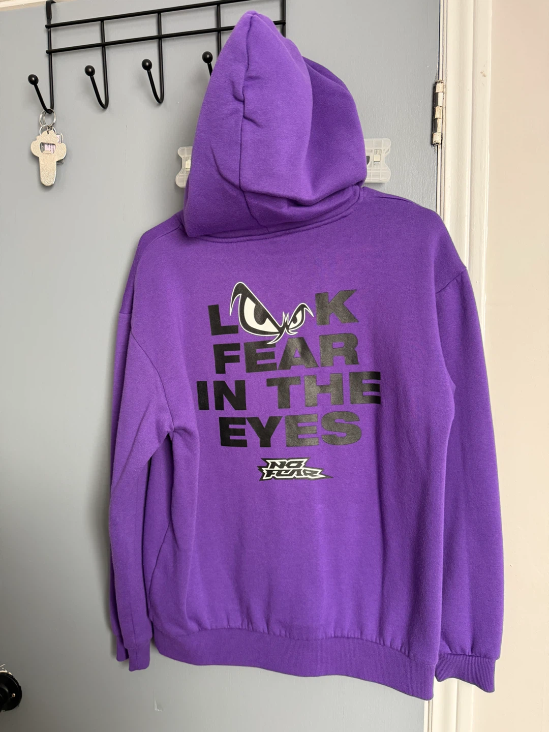 No Fear Purple Youth Hoodie  XL youth