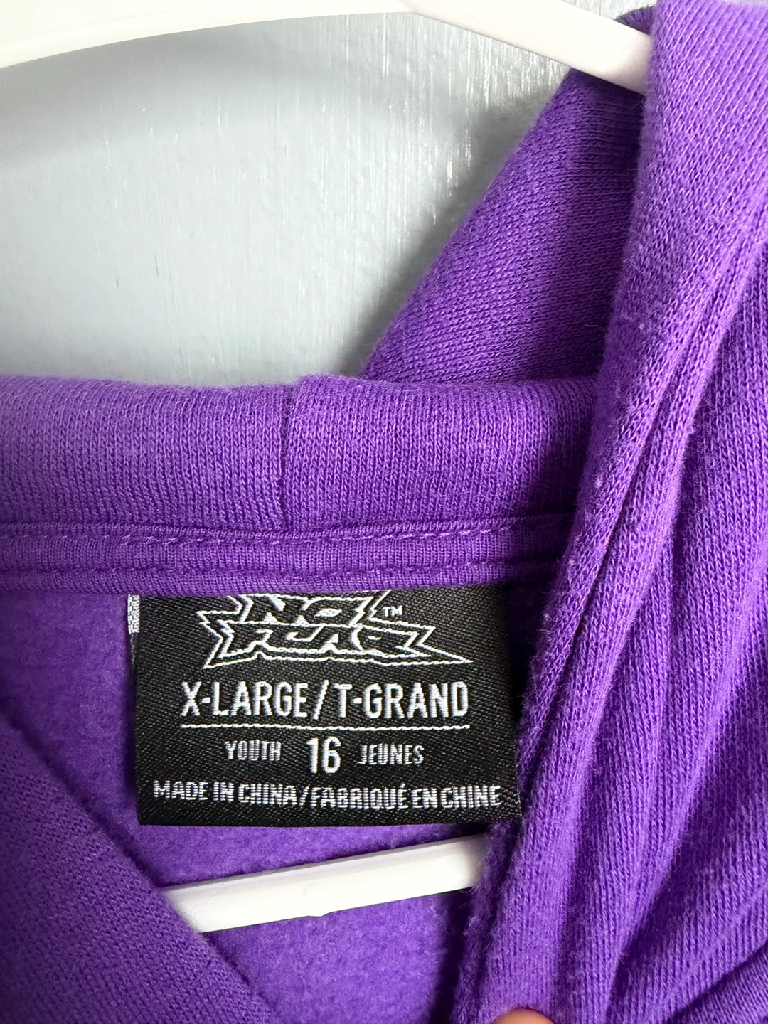 No Fear Purple Youth Hoodie  XL youth - photo 3