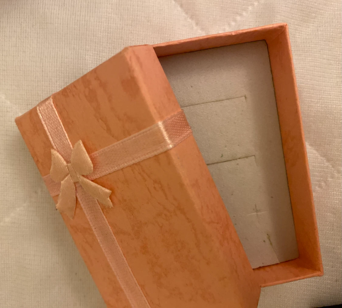 Small Orange Jewelry Gift Box - photo 2