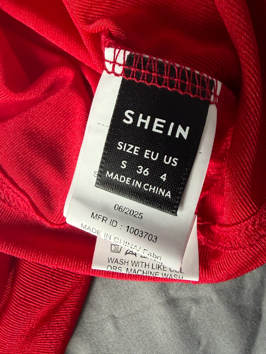Shein Red One-Shoulder Dress - photo 2