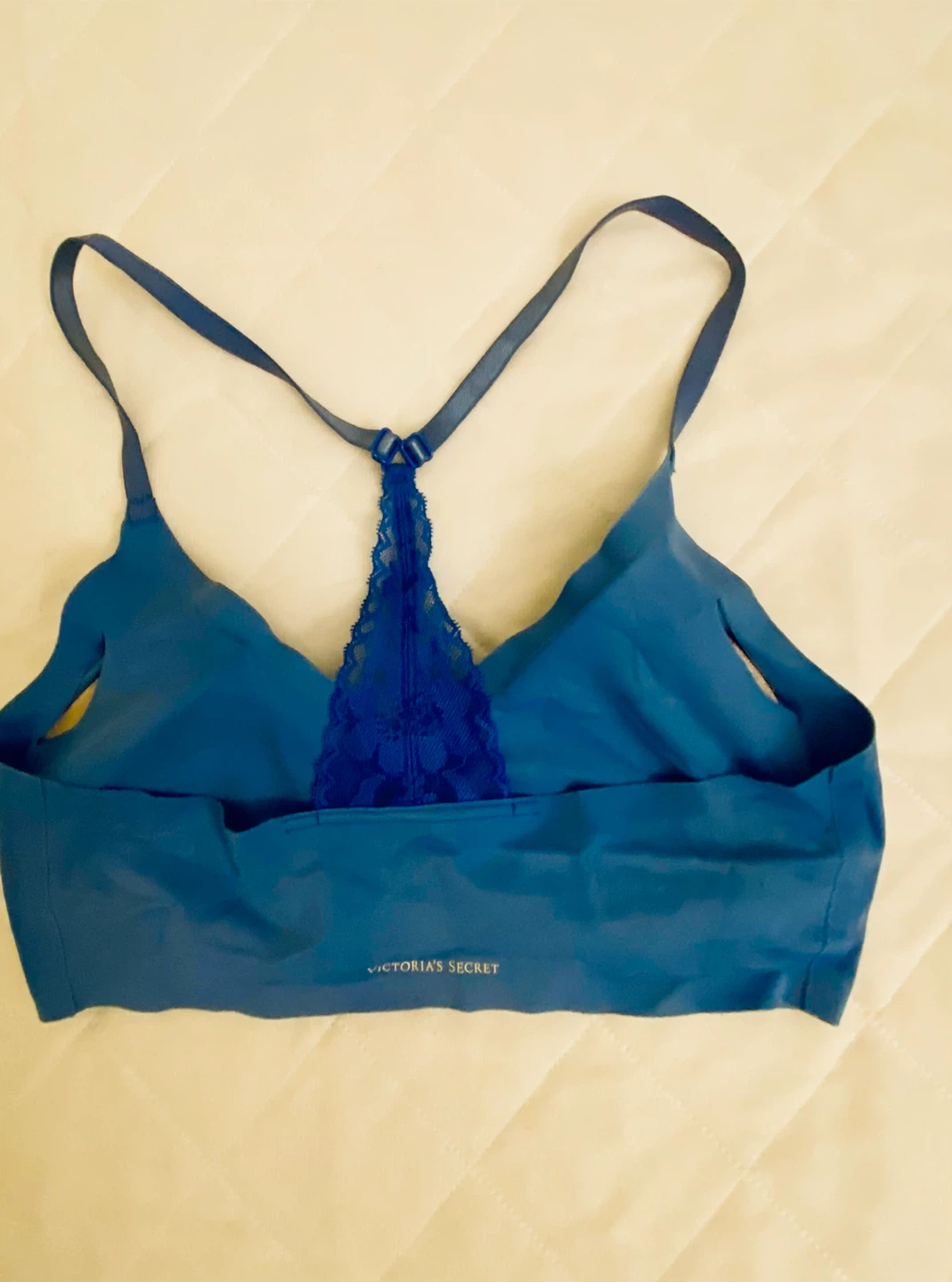 Victoria's Secret Blue Lace Back Bra - photo 2