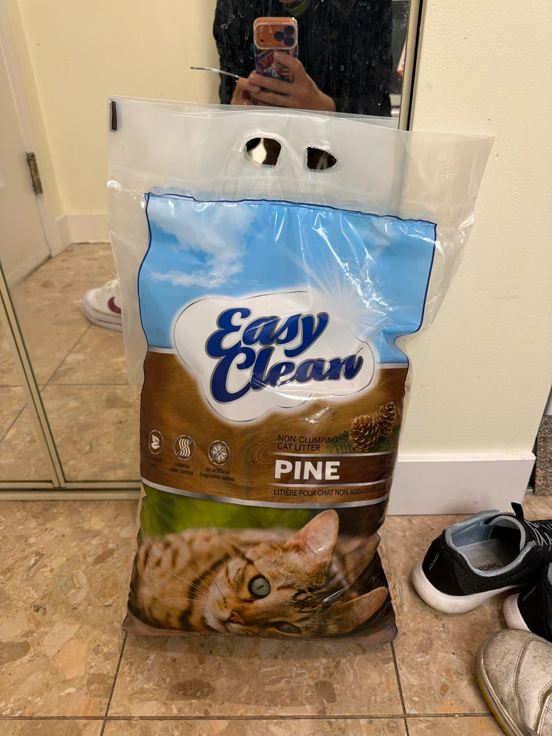 Easy Clean Pine Non-Clumping Cat Litter