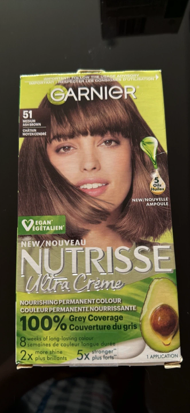 2 Garnier Nutrisse Hair Color Boxes
