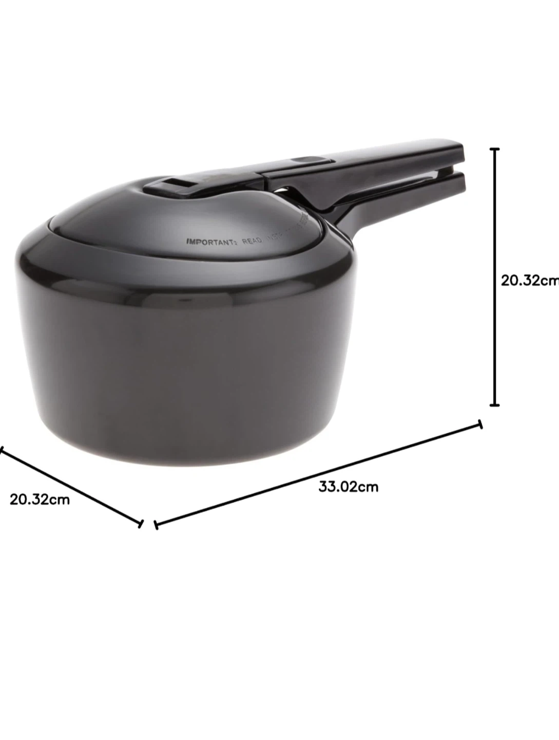 Futura Hard Anodized Pressure Cooker from Hawkins, 2.0-Litre - photo 4