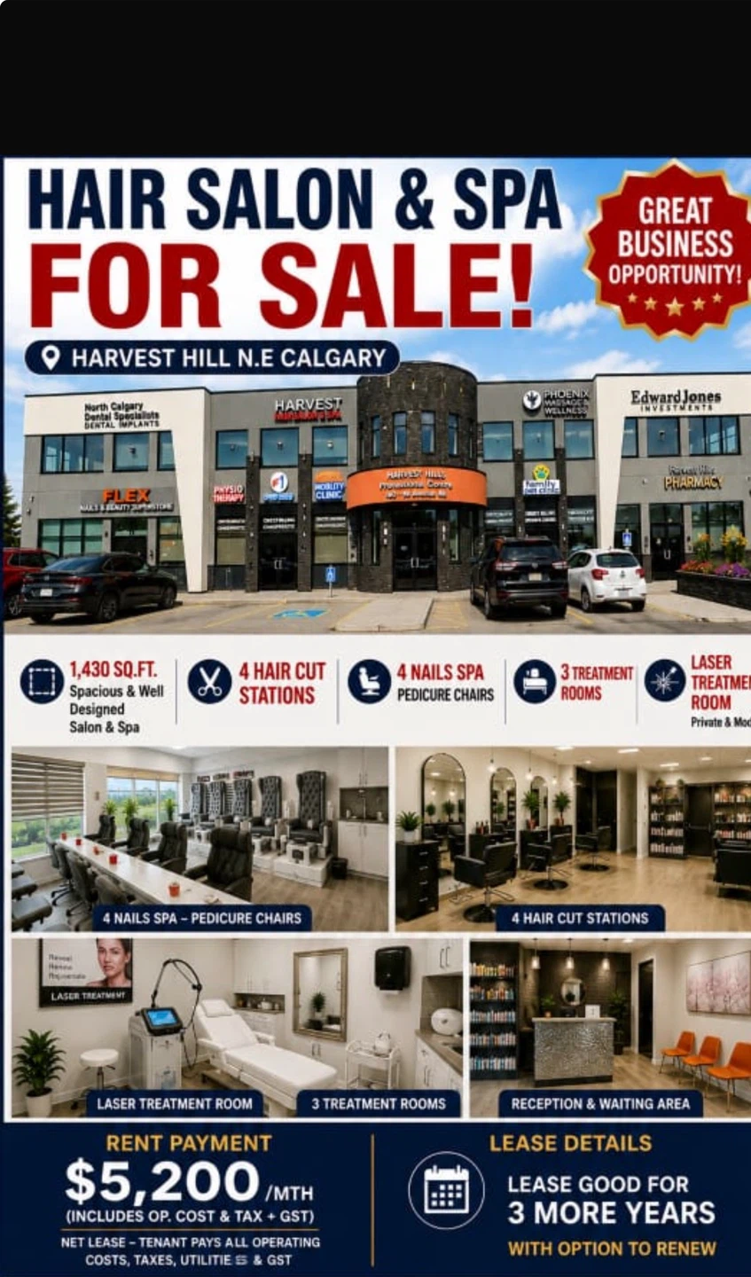 Salon for sale