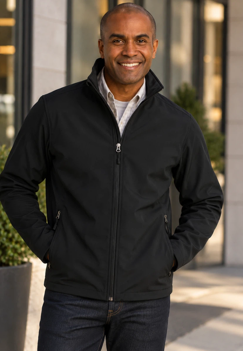 Port Authority Ladies' Softshell Jacket - Black - Size L
