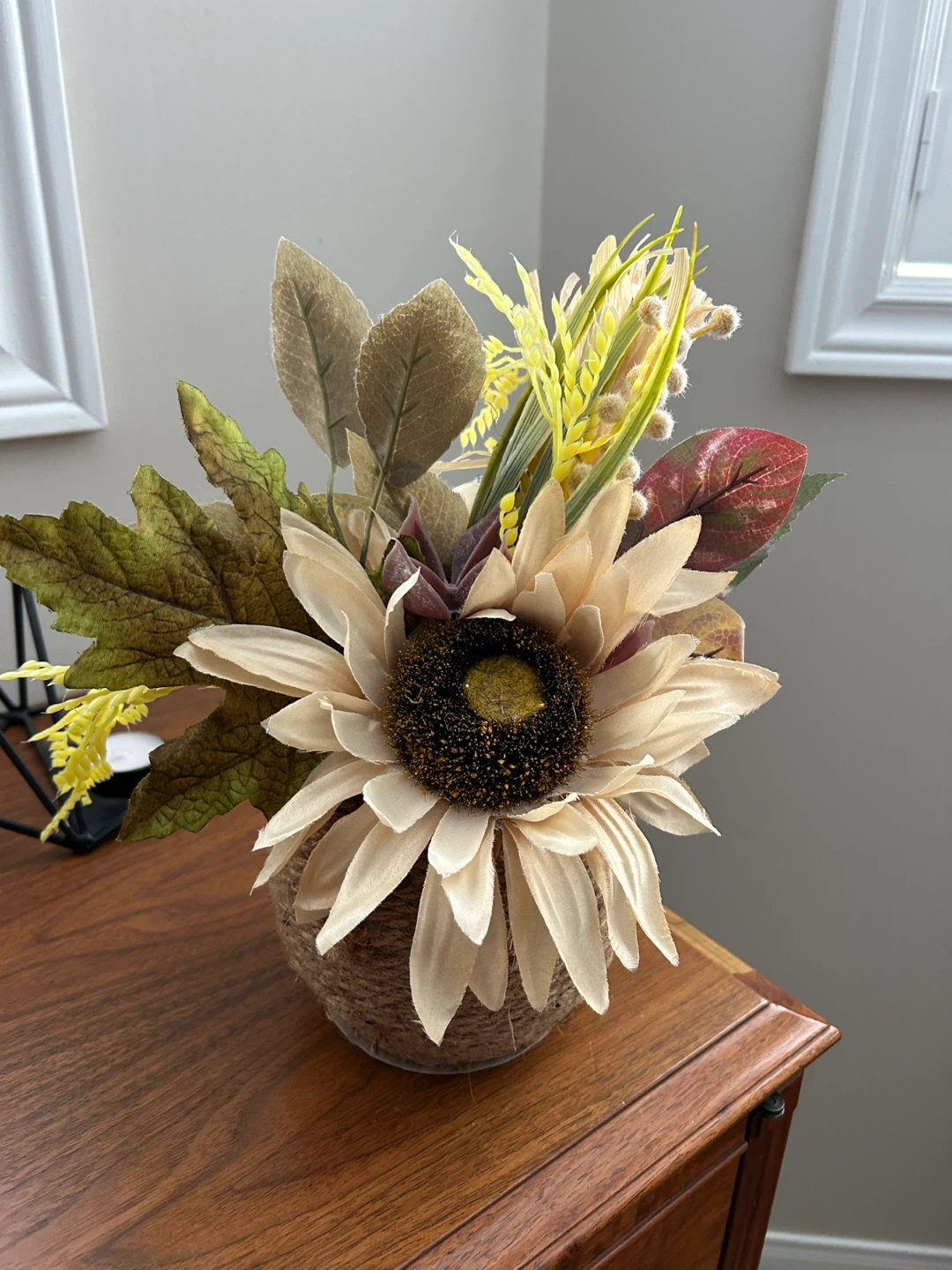 11” TALL THANKSGIVING/FALL CENTREPIECE (READ LISTING)