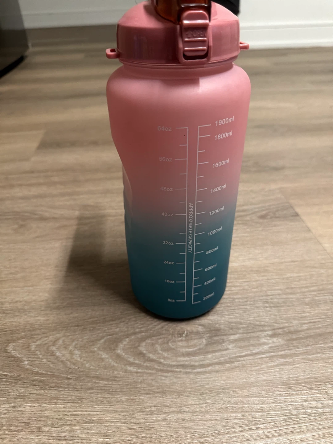 Pink and Blue Gradient Water Bottle