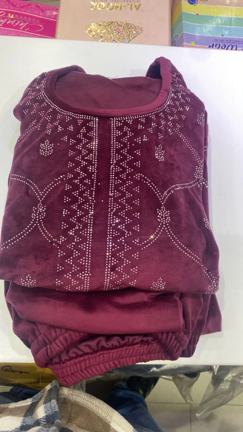 Maroon Velvet Rhinestone Velvet suit