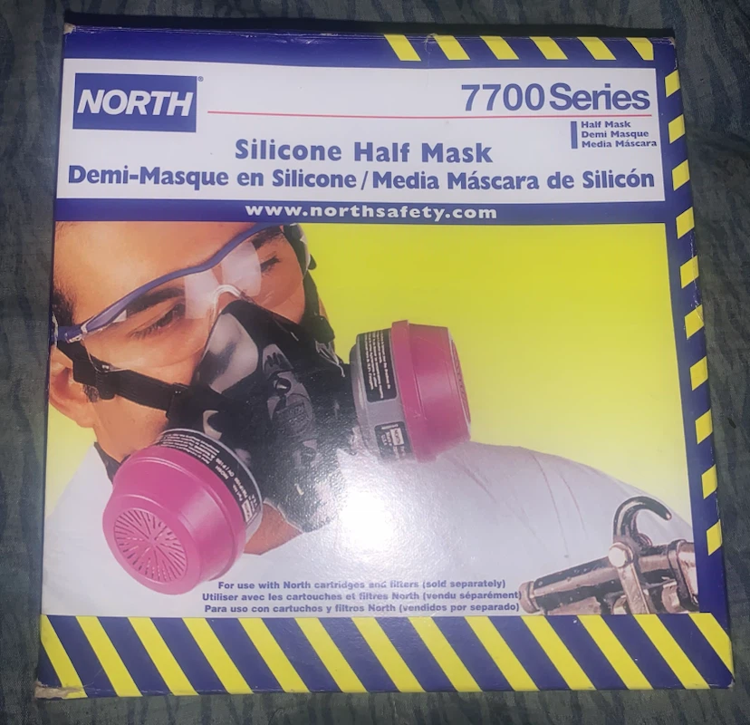 North 7700 Series Silicone Half Mask