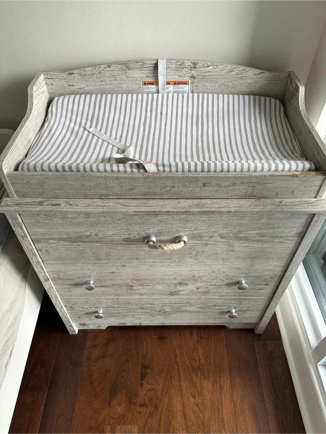 Rustic Wood Finish Change Table Dresser - photo 3