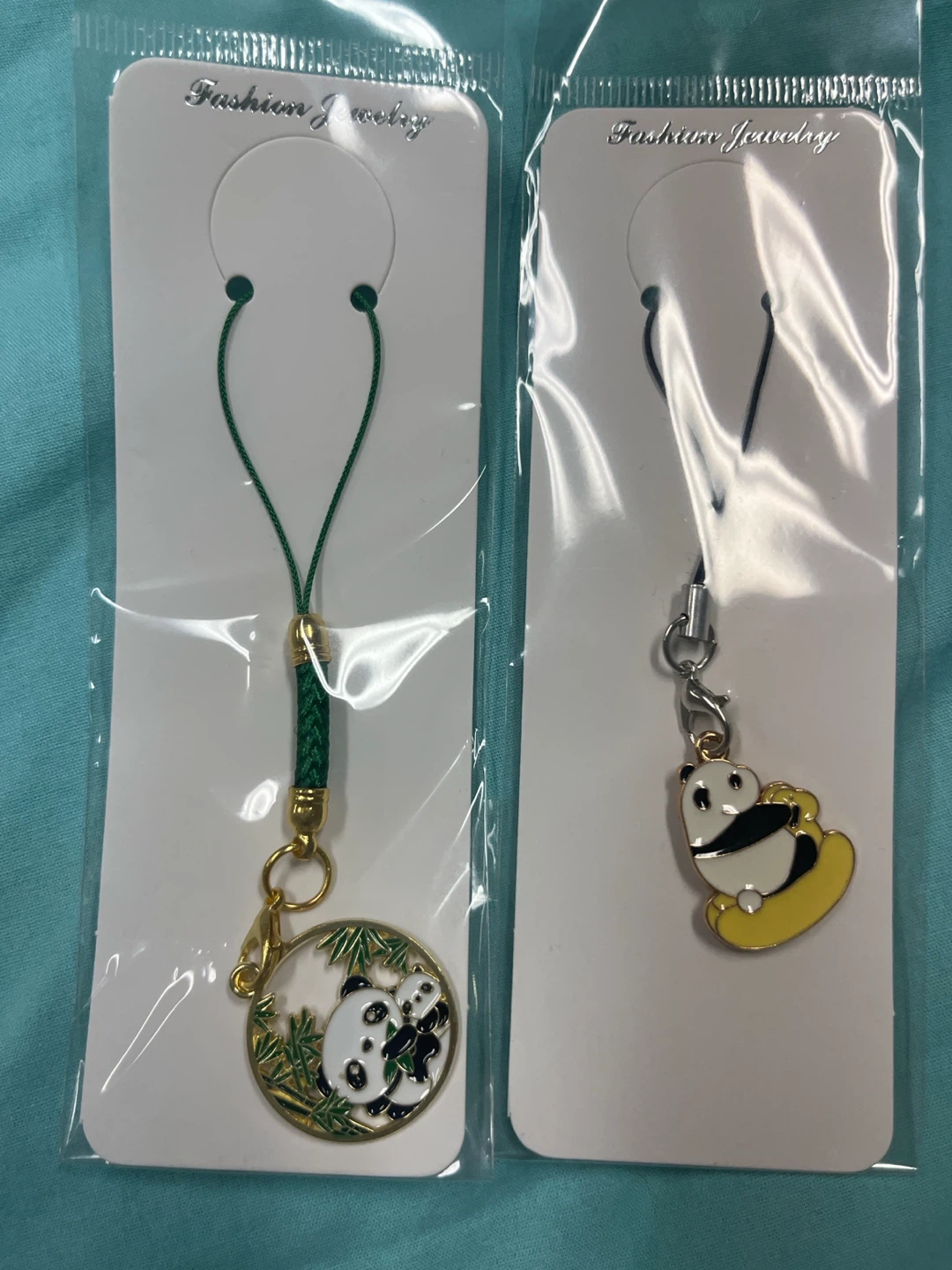 Set of Panda Phone Charms - photo 3