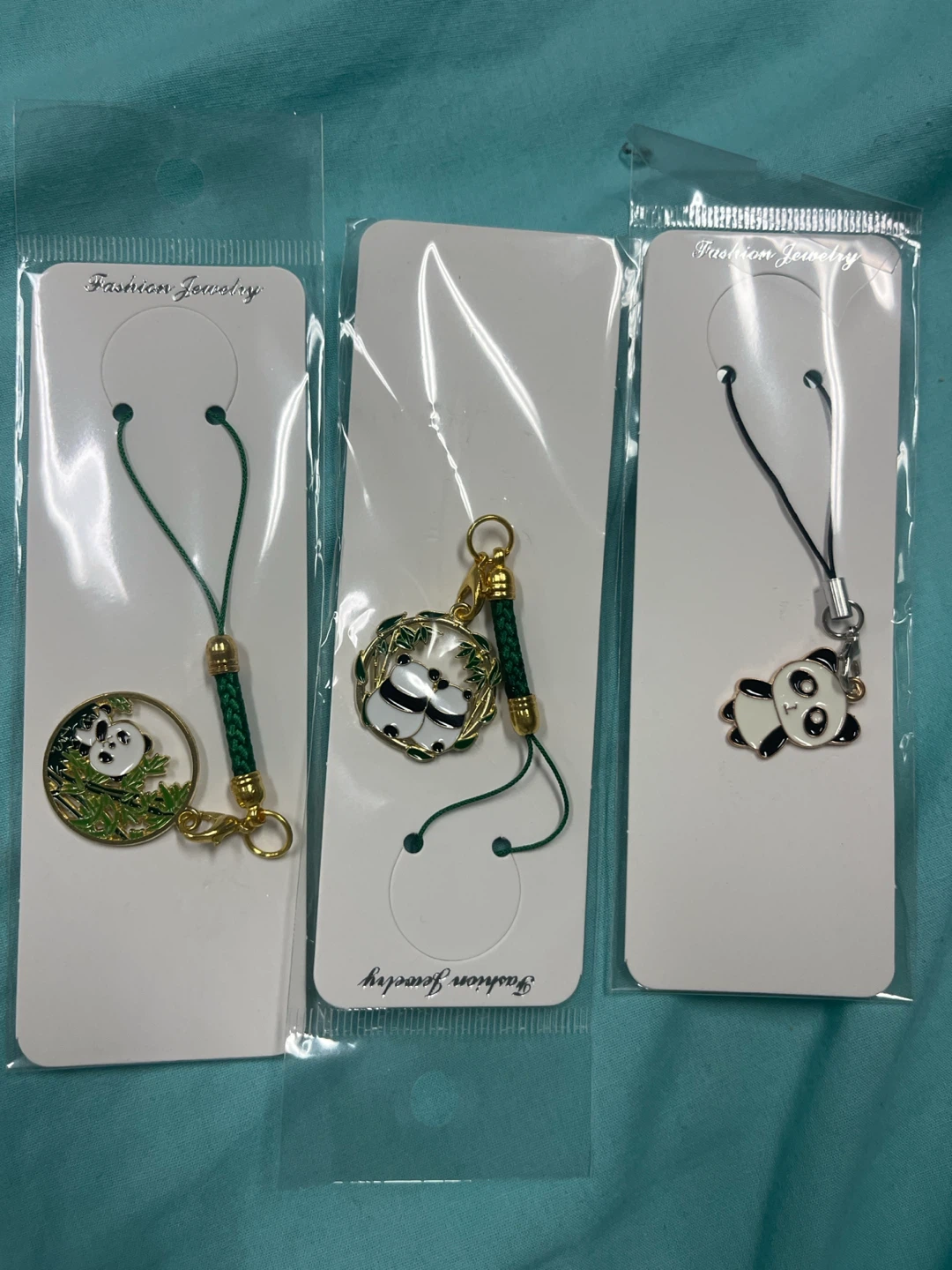Set of Panda Phone Charms - photo 4
