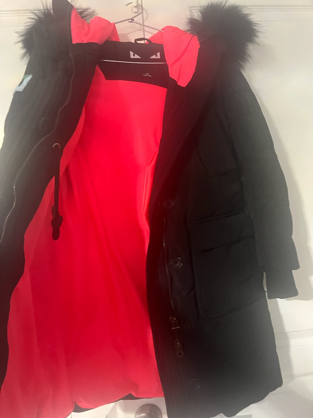 Fendi Black and Pink Parka - photo 4