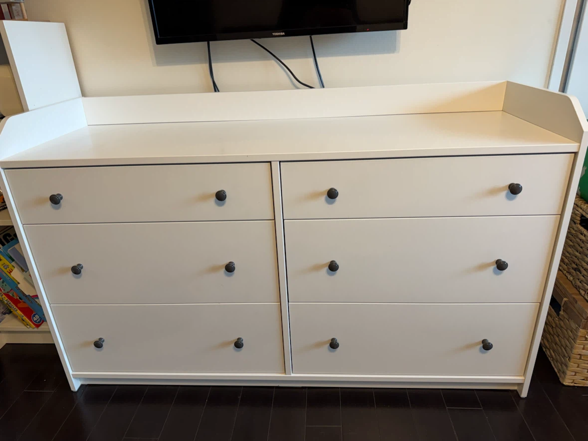 IKEA HAUGA Chest of 6 Drawers / Dresser - photo 2