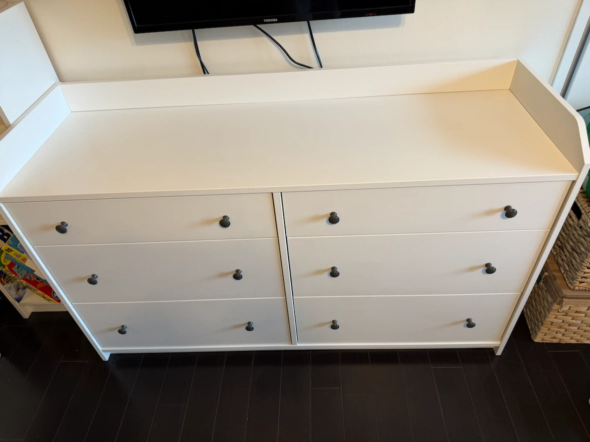 IKEA HAUGA Chest of 6 Drawers / Dresser - photo 3