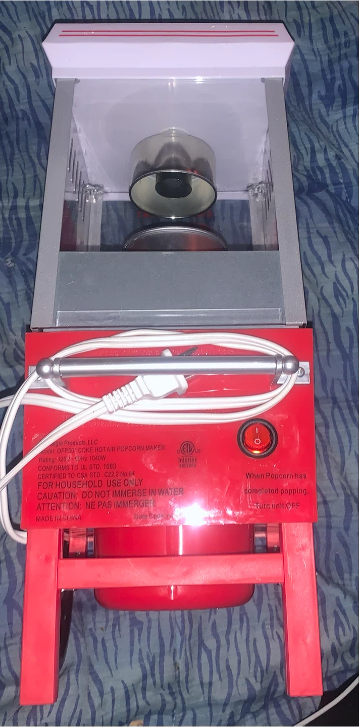 Nostalgia Products Coca-Cola Hot Air Popcorn Maker - photo 2