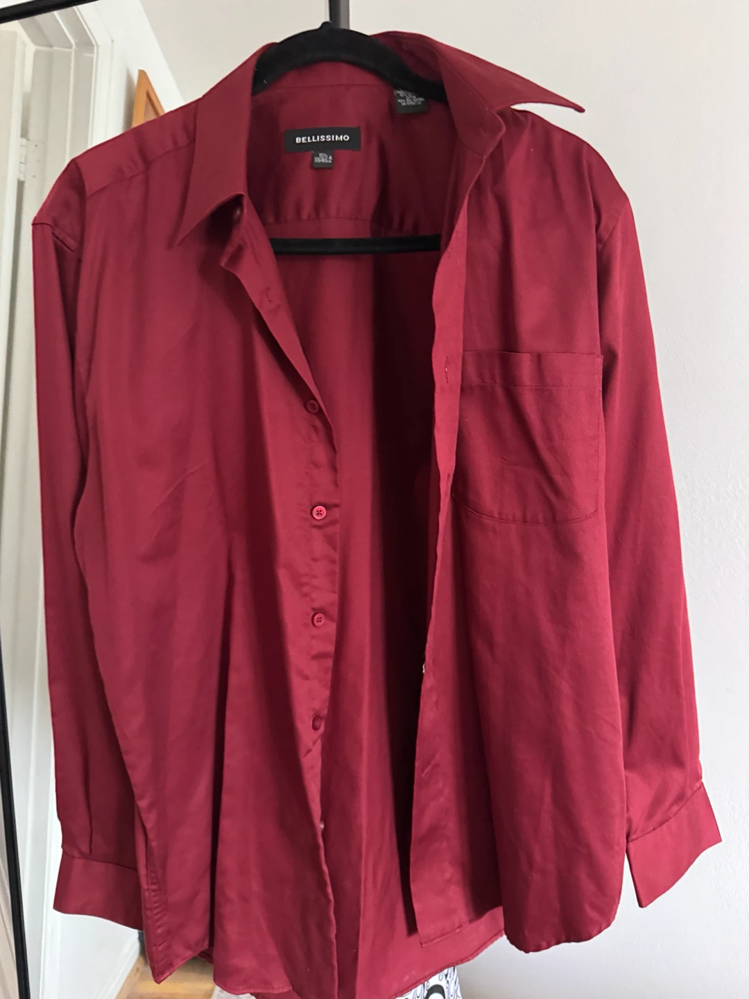 Bellissimo Maroon Button-Down Shirt - photo 2
