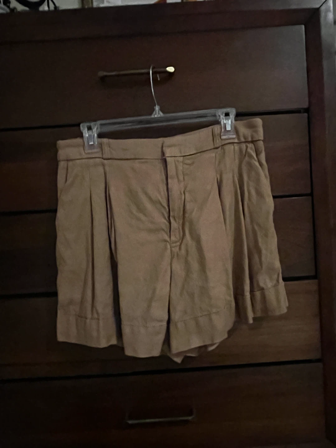 Maeve Tan Tailored Shorts US 4