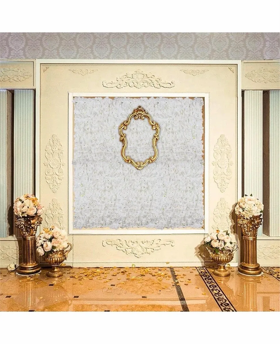 6pc Artificial Flower Wall Panel Backdrop - photo 2