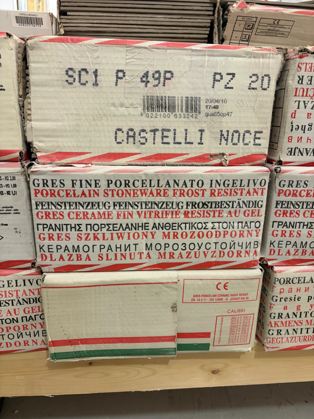Castelli Noce Porcelain Stoneware Tiles