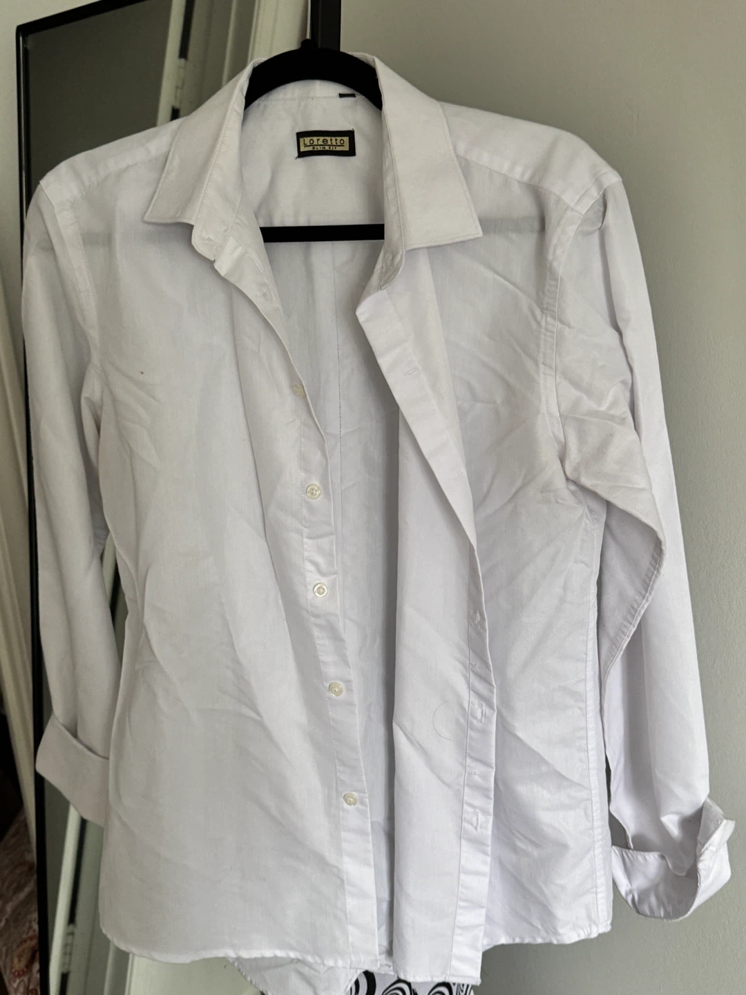 Loretto Slim Fit White Dress Shirt - photo 3