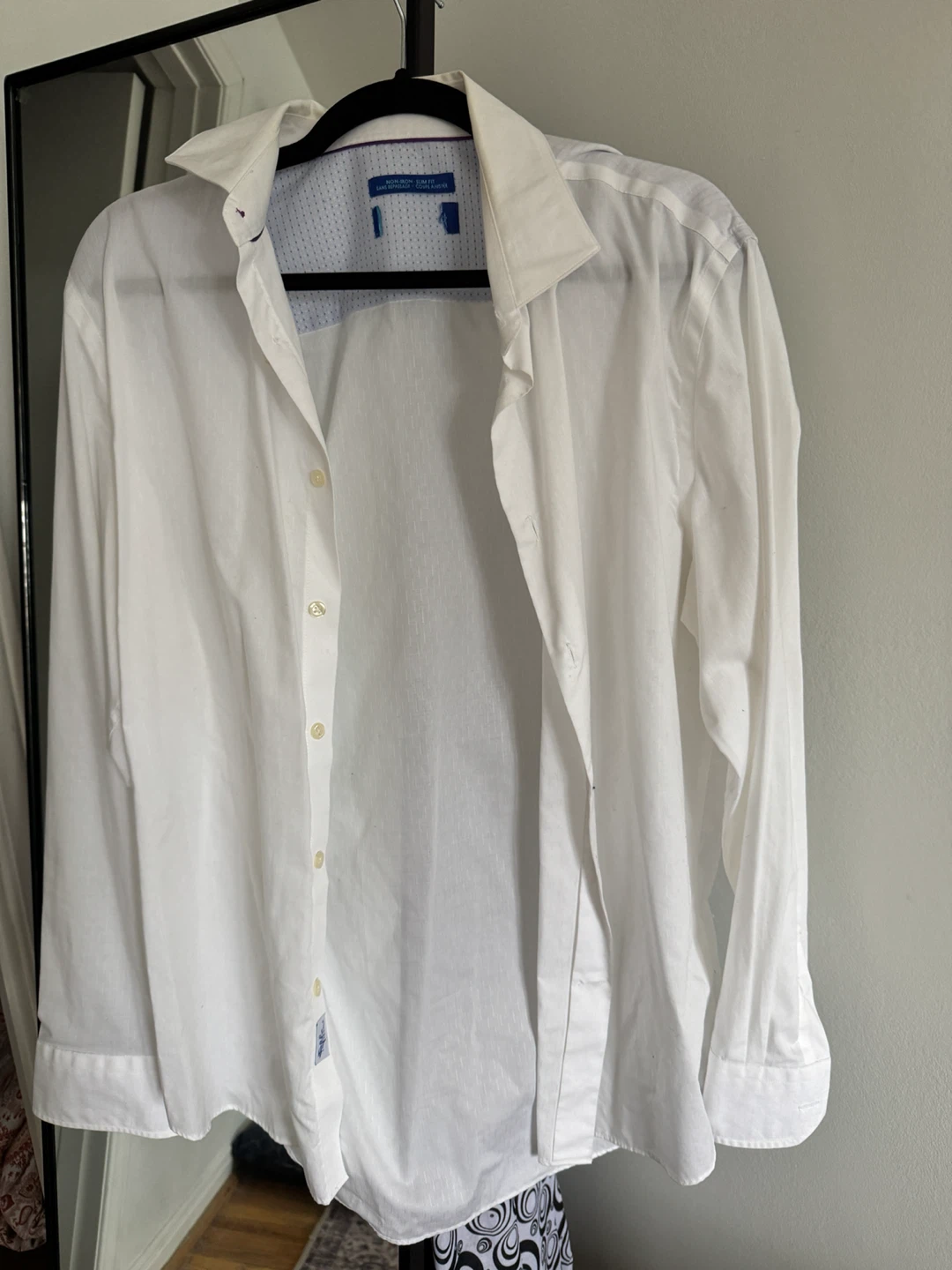 White Non-Iron Slim Fit Shirt