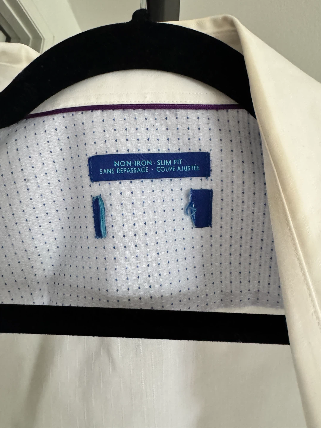 White Non-Iron Slim Fit Shirt - photo 2