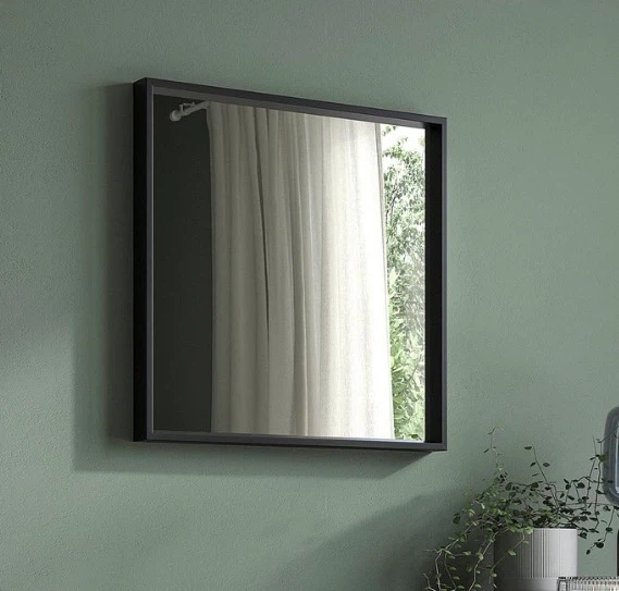 Black Square Wall Mirror