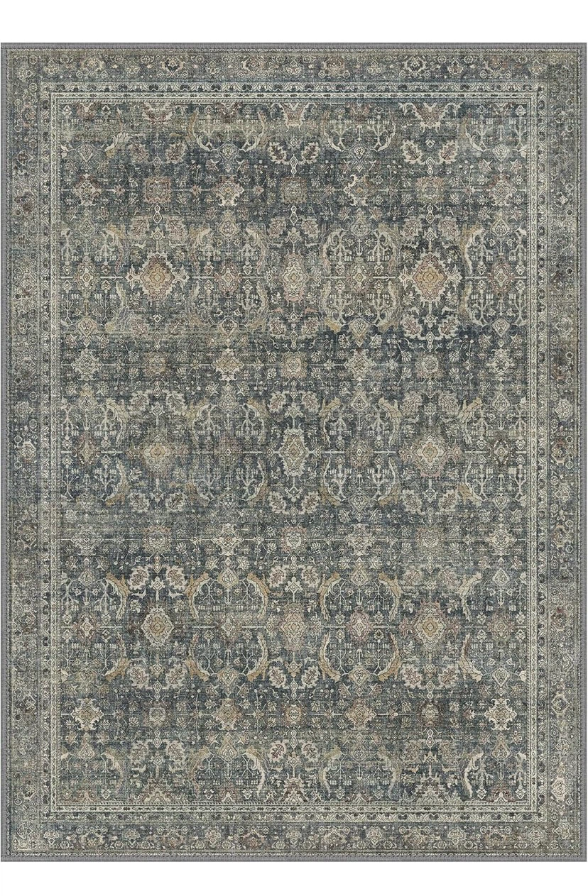New 8x10 Washable Area Rug Grey/Tan/Cream - photo 5