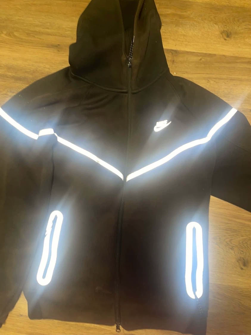 Nike Tech Fleece Full-Zip Hoodie - Black - Size XL