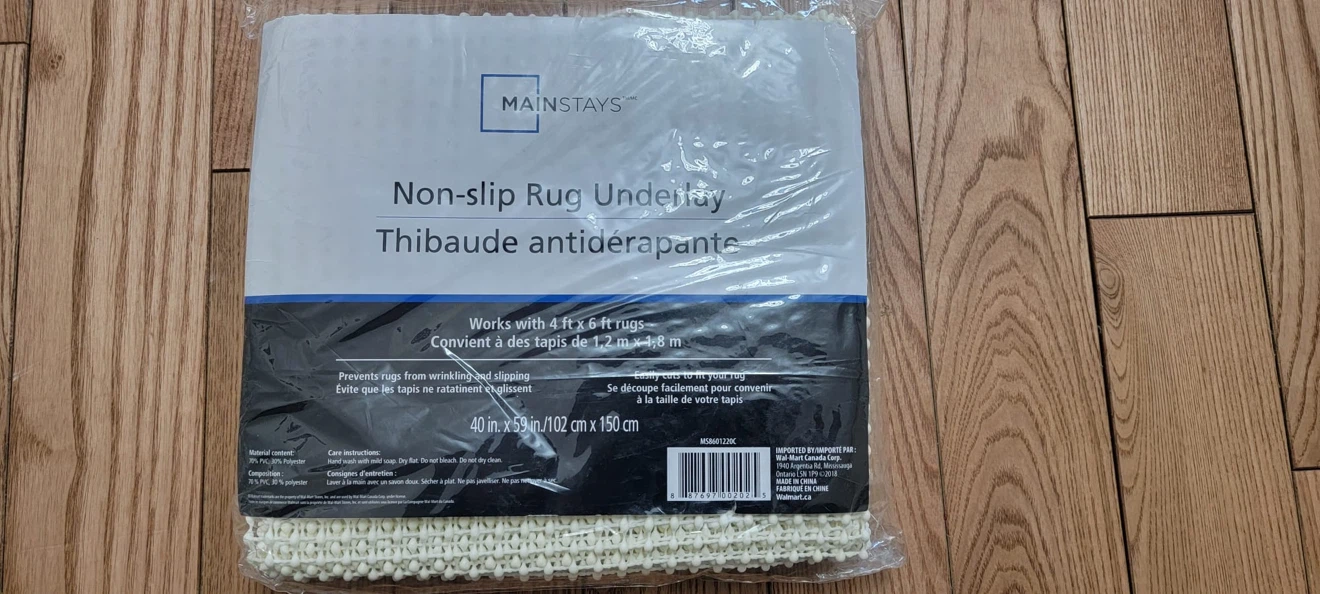 Mainstays Non-slip Rug Underlay
