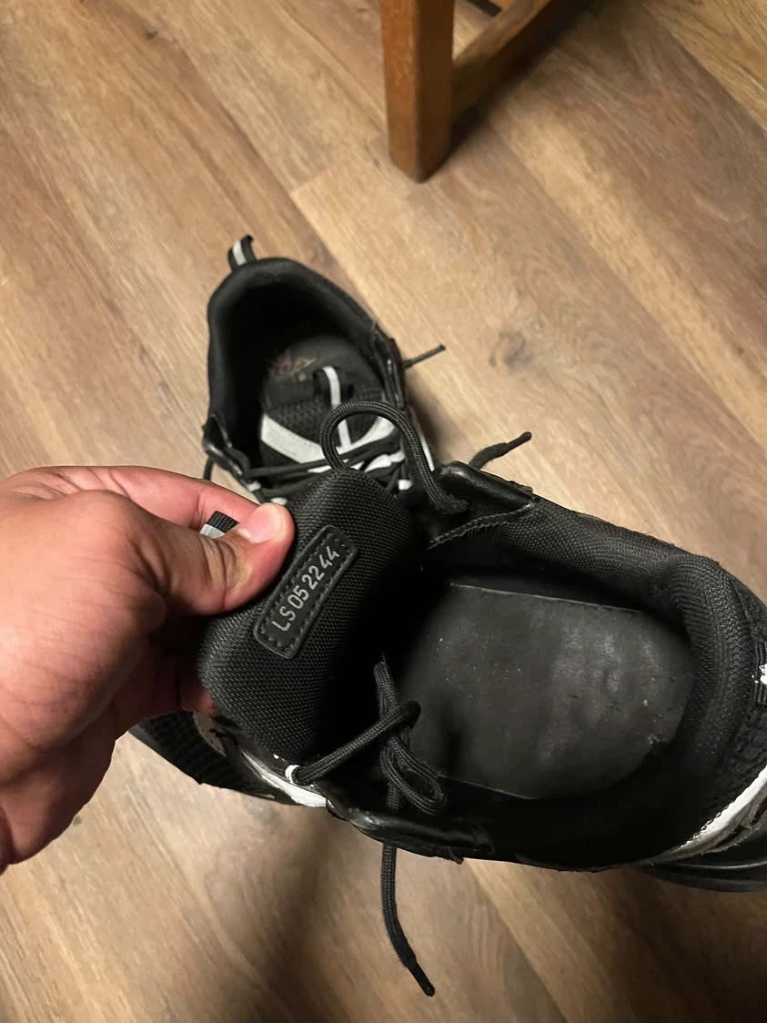 Black and white athletic runners