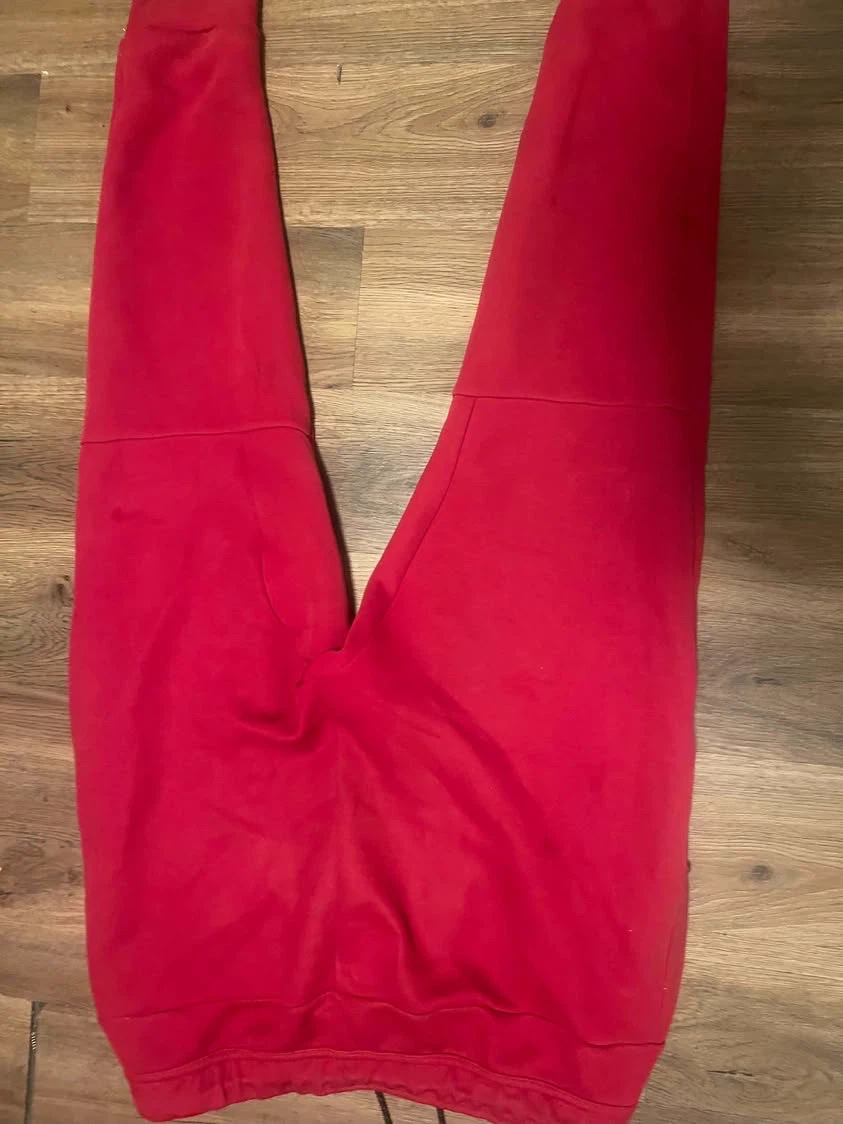 Red Nike Tech Fleece Joggers - photo 3