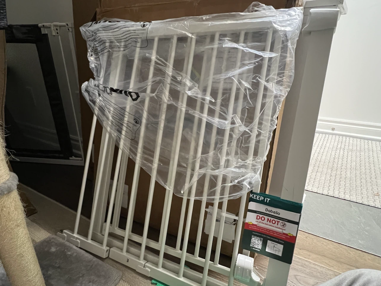 Babelio P7 Extra Wide Baby Gate - White - photo 2