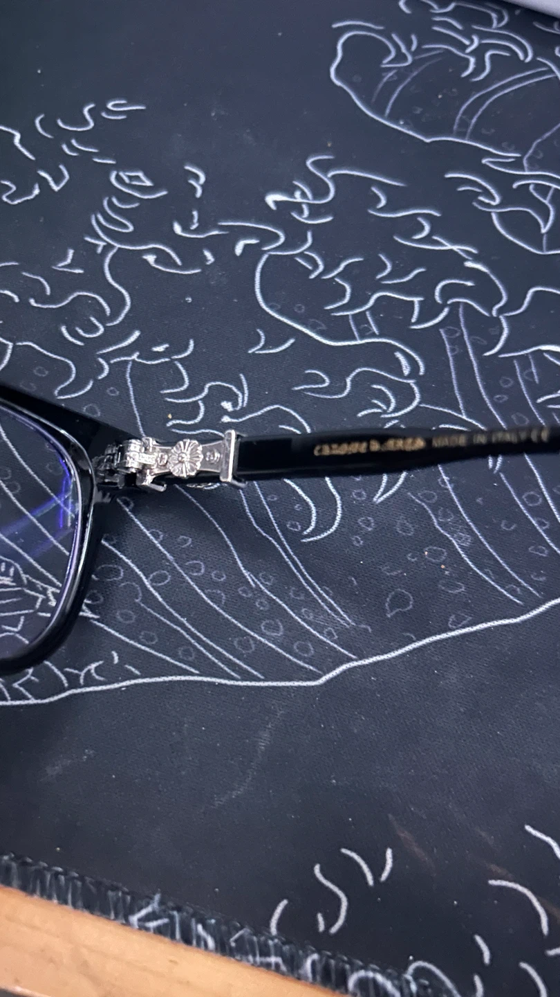 Chrome Hearts black frame glasses - photo 2