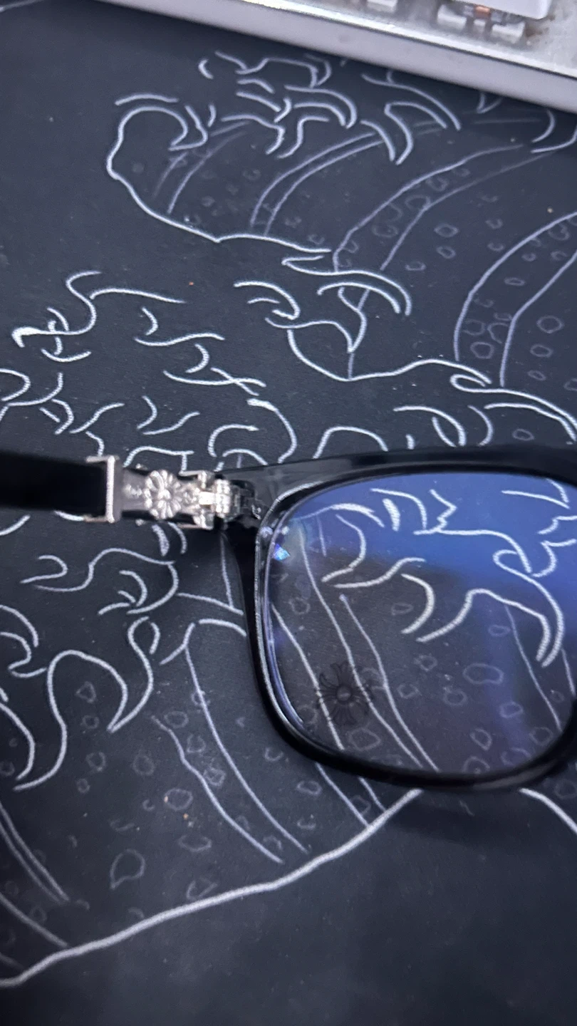 Chrome Hearts black frame glasses - photo 4