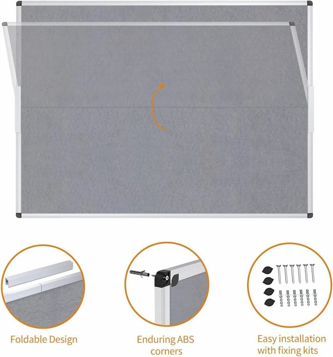 VIZ-PRO Large Foldable Bulletin Board - photo 2