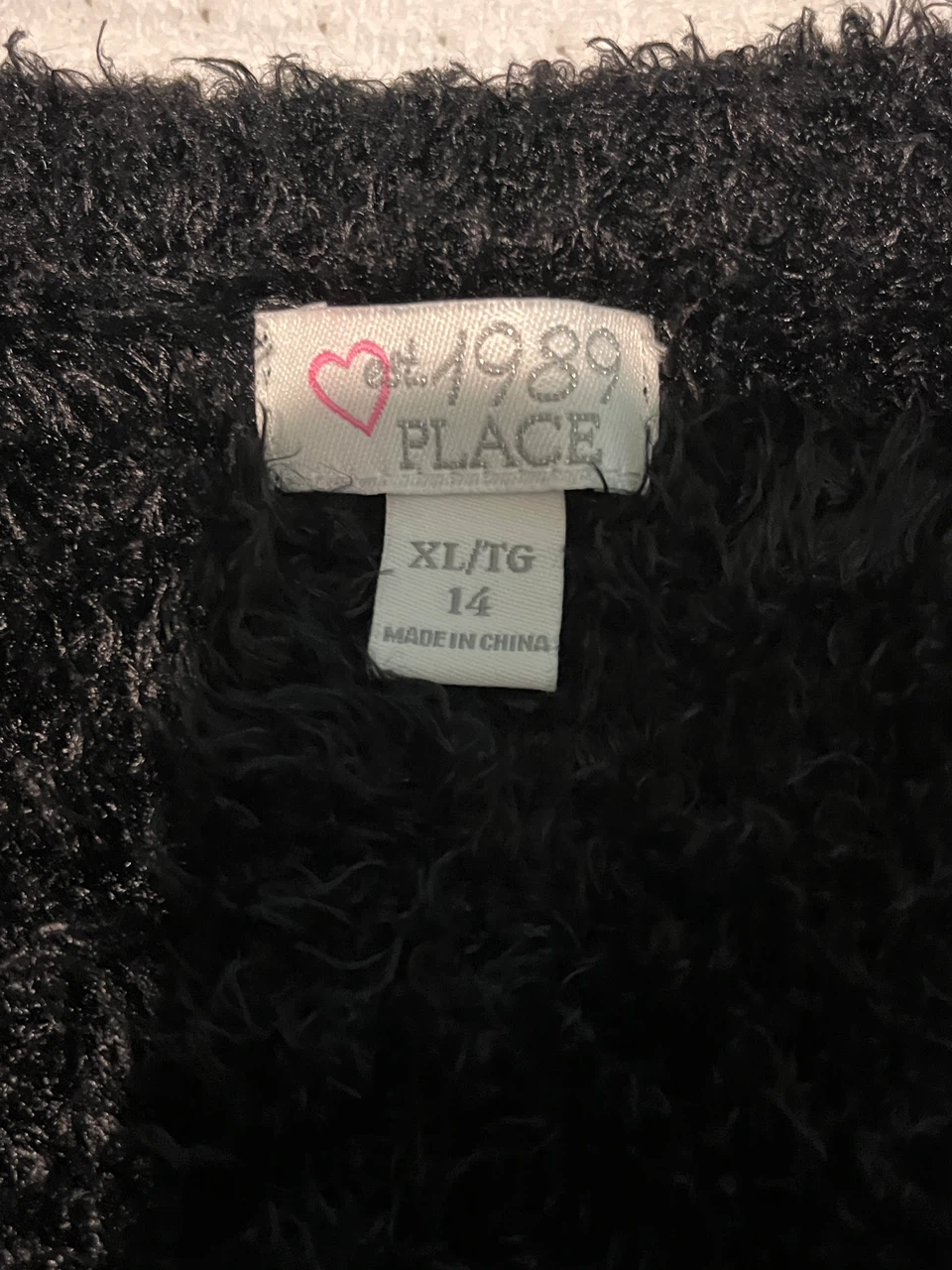 est. 1989 place black cardigan Girl XL - photo 3