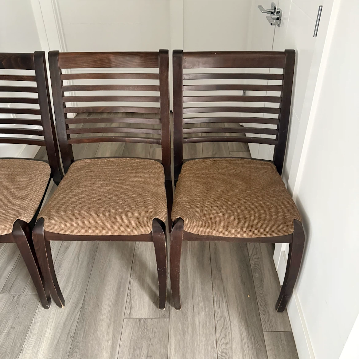 4 Wooden Dining Chairs - photo 3