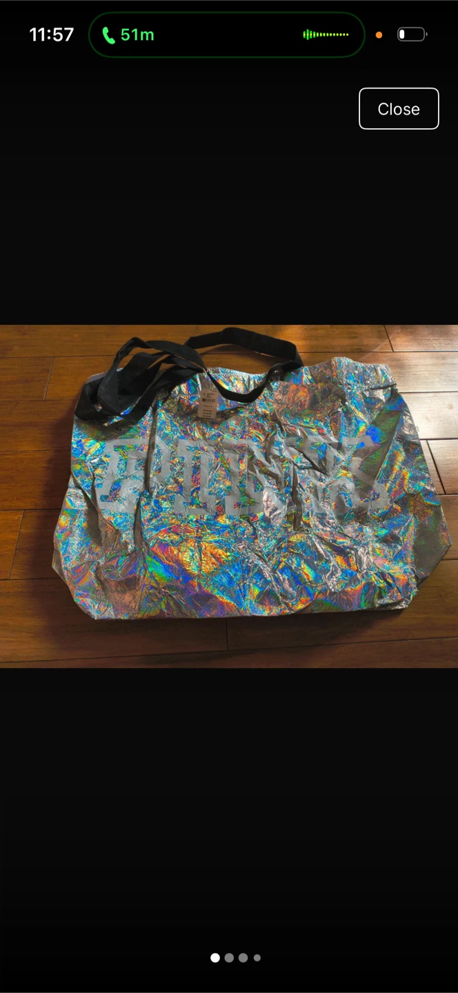 Victoria's Secret PINK Holographic Tote Bag
