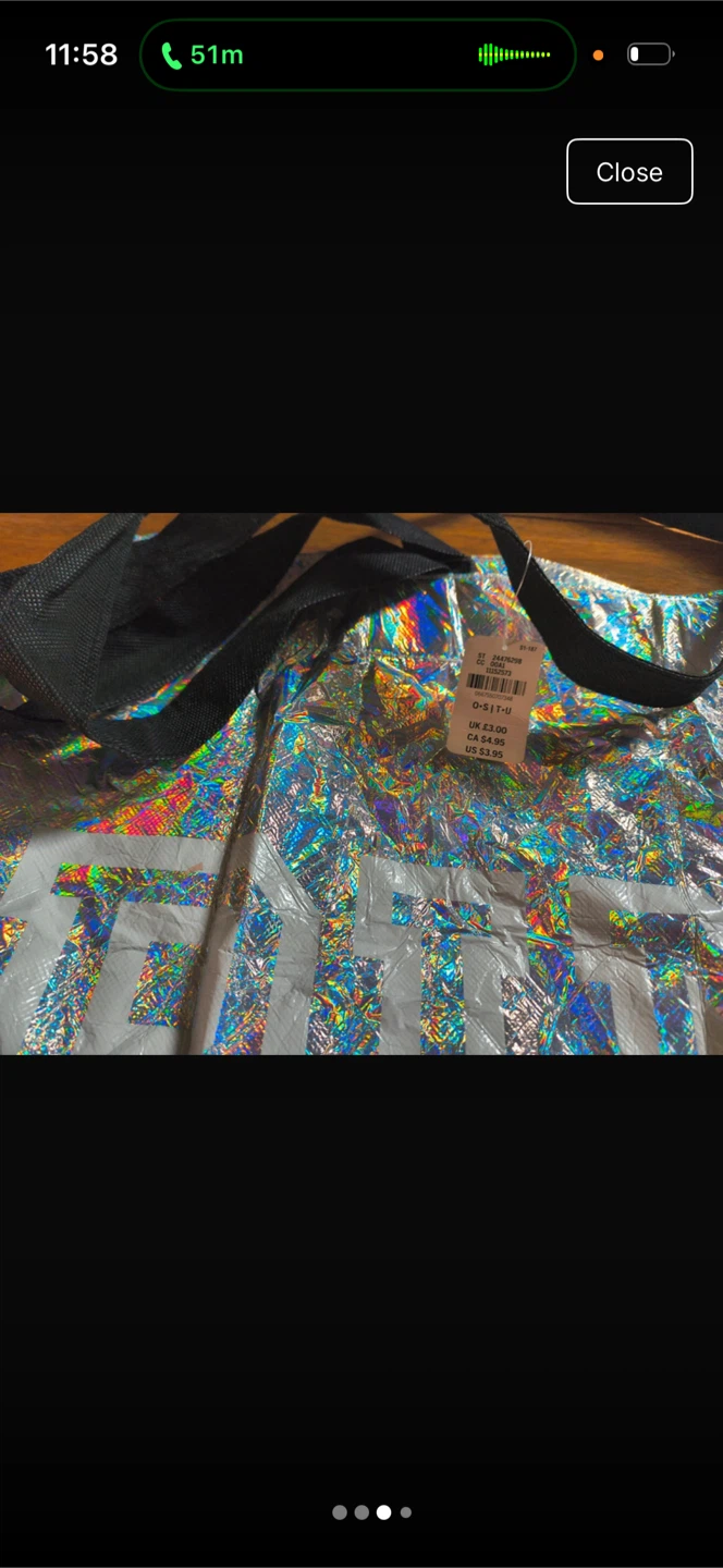 Victoria's Secret PINK Holographic Tote Bag - photo 3