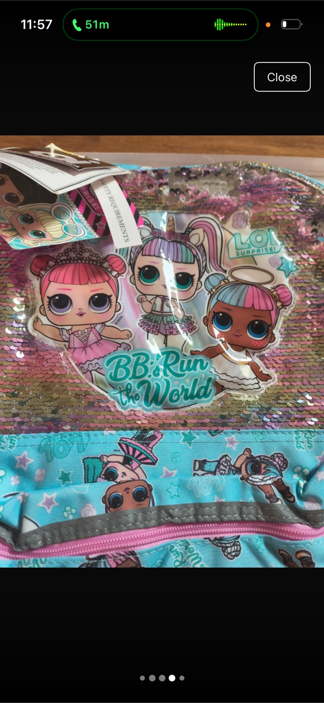 LOL Surprise BB Run the World Sequin Backpack - photo 4