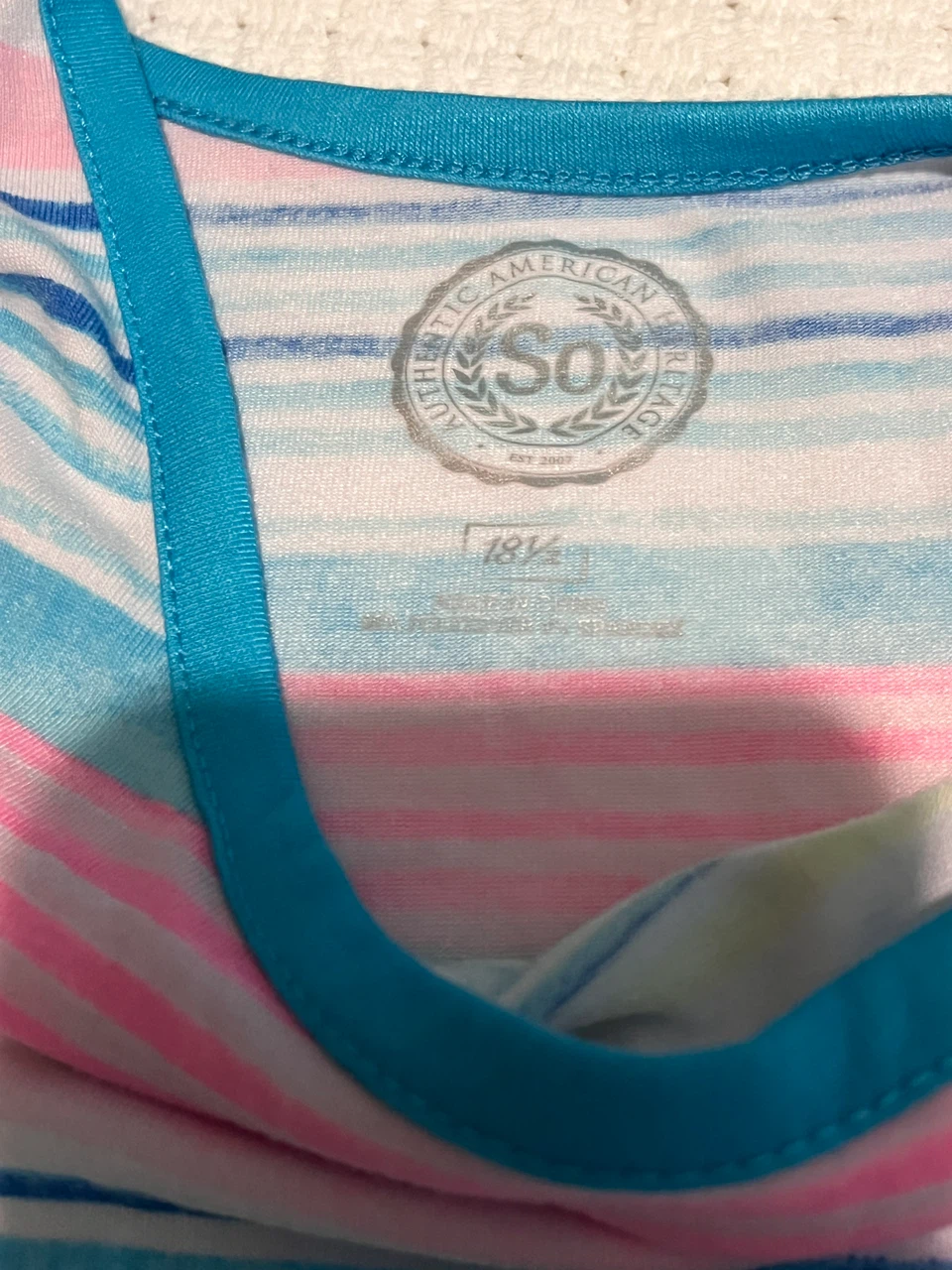 So Striped dress size 18.5 - photo 2