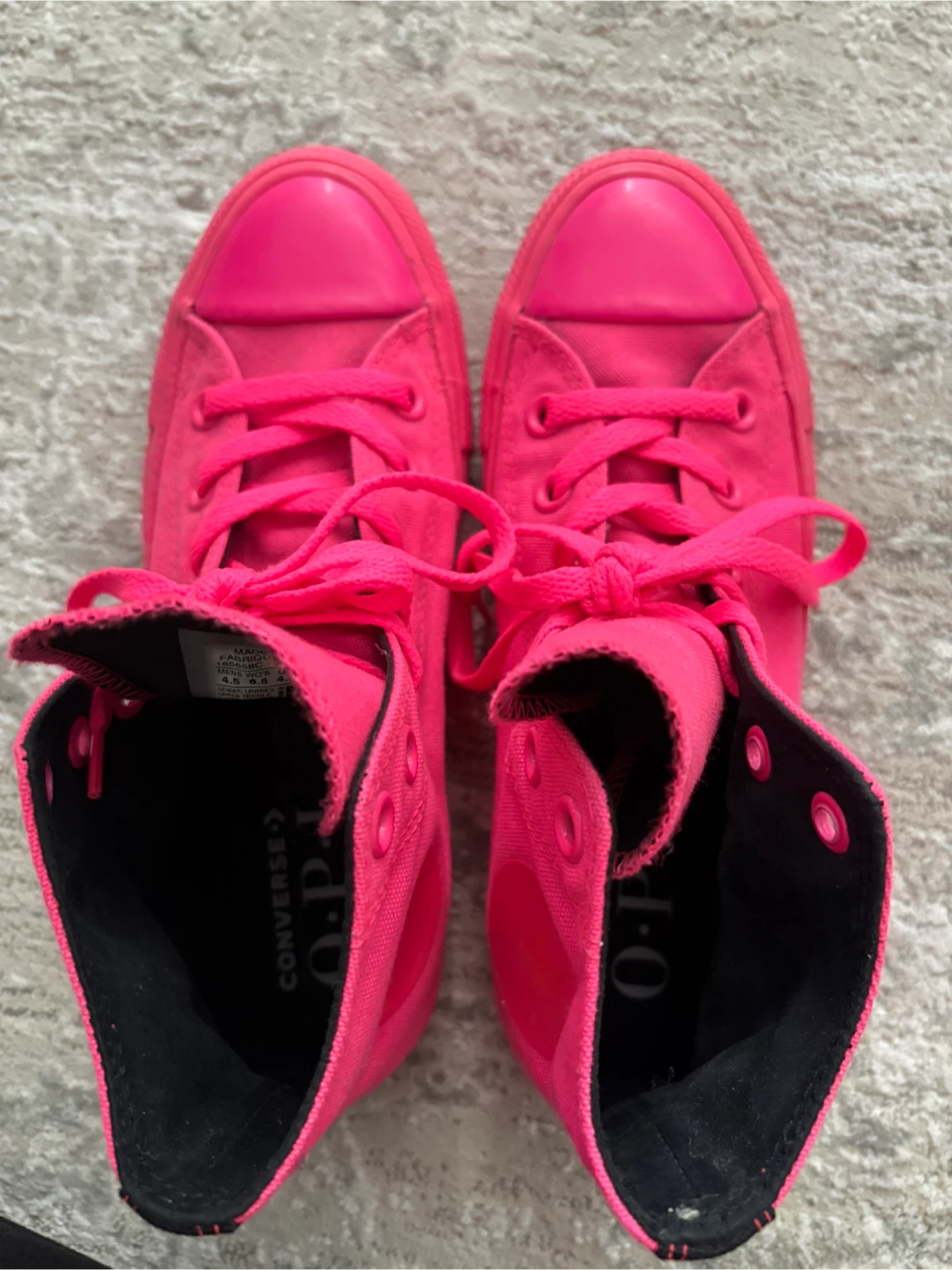Converse x OPI Pink High-Top Sneakers - photo 5