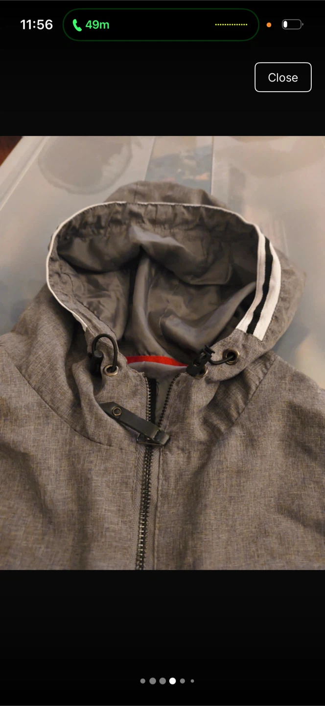 Calvin Klein Grey Hooded Jacket - photo 4