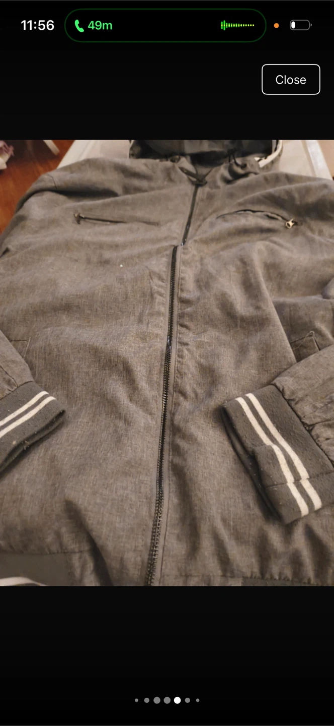 Calvin Klein Grey Hooded Jacket - photo 5