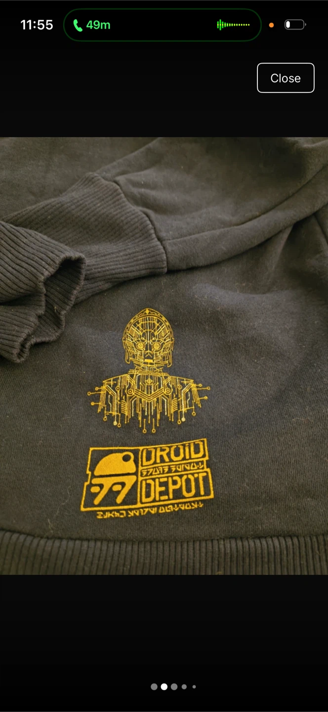 Star Wars Galaxy's Edge Droid Depot Hoodie - photo 2