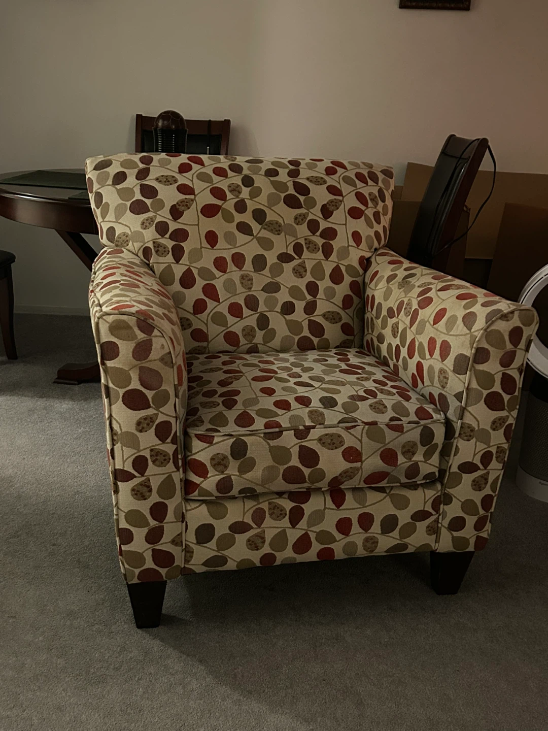 Armchair with leaf pattern - photo 2